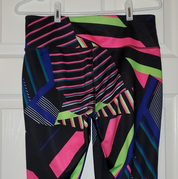 FILA Sport Retro Geometric Leggings Size Medium - Picture 5 of 6